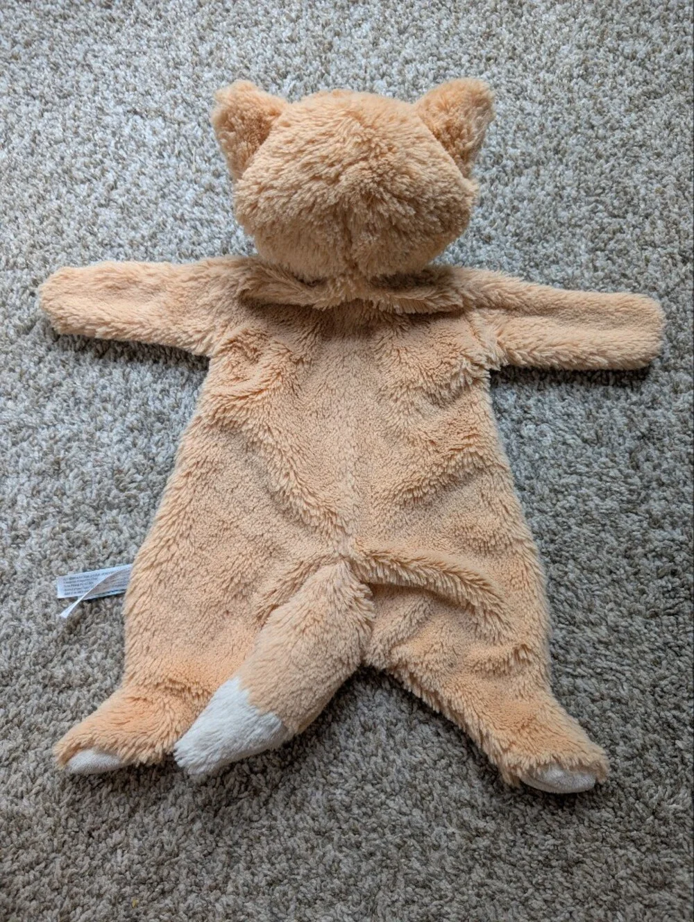 Douglas Baby Plush Fox Lovey Soother Blanket- Tan Comfort Toy